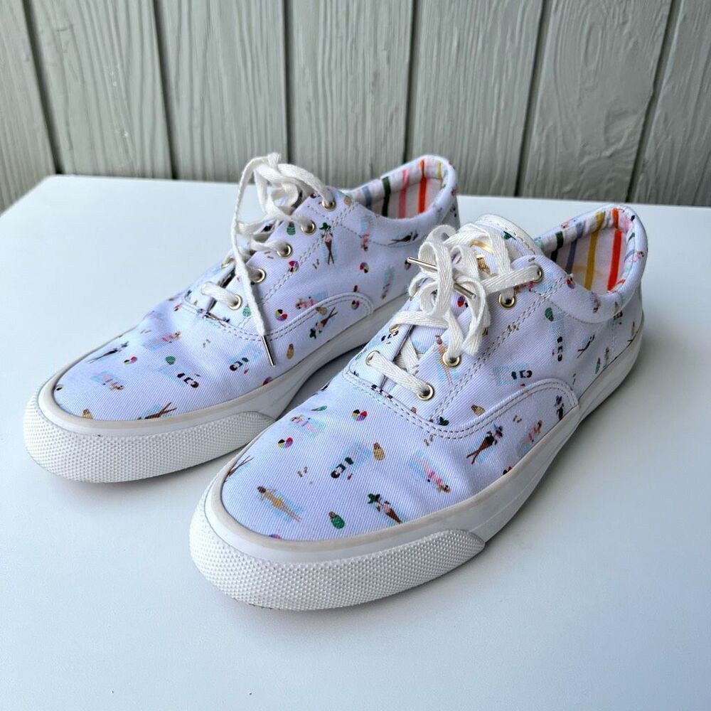 Keds x Rifle Paper Co. Anchor Sun Girls Sneakers WMN SZ 10, Anthropologie